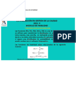 relación de las funciones básicas de de fiabilidad