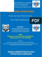 03 - Albañilería Estructural - Elementos No Estructurales y Diafragmas