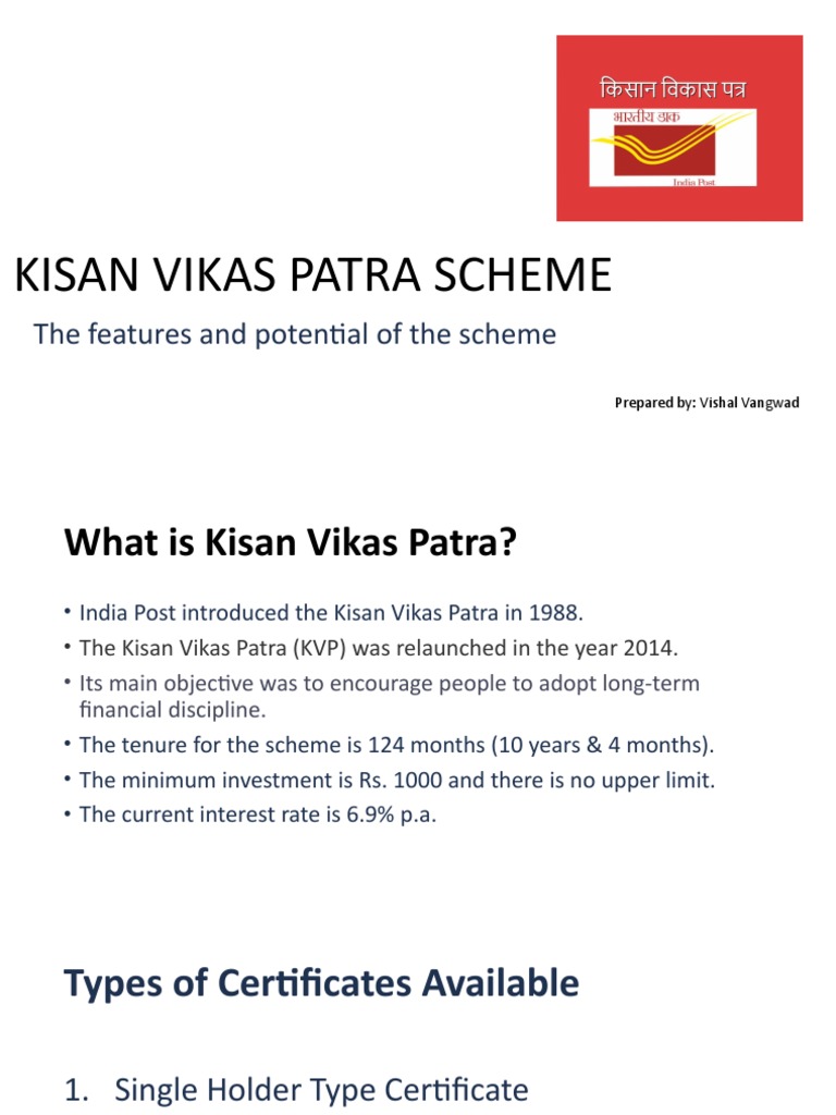 Kisan Vikas Patra Scheme Overview | PDF | Career & Growth