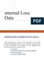 Chapter Four - Internal Loss Data