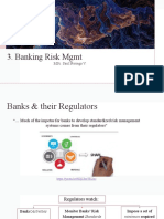 Banking Risk MGMT: Msc. Saul Noriega V
