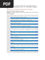 Electronic Commerce 2012 7E Test Bank Chapter 11: Subscribers Only. The Answer May Locate at The End of This Page