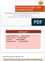 Kel 3 Pengembangan Evaluasi Belajar Ranah Psikomotor