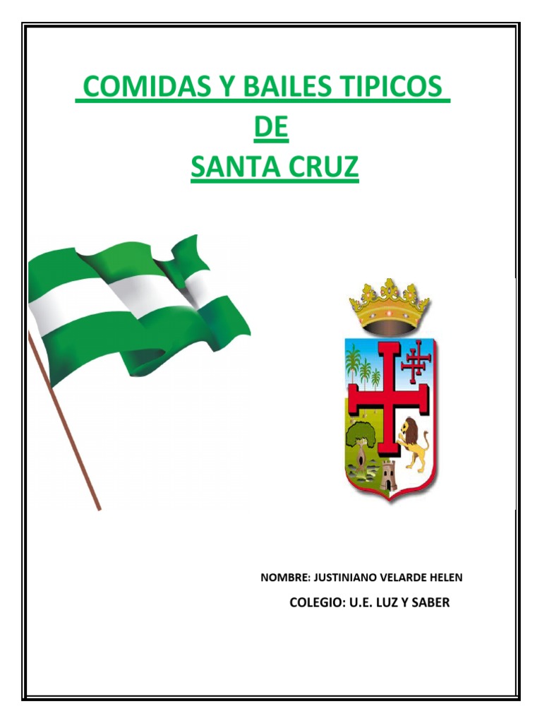 Danzas y Comidas Típicas de Santa Cruz | PDF