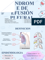 Sindrome de Efusion Pleural