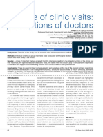The Role of Clinic Visits: Perceptions of Doctors: Original Research