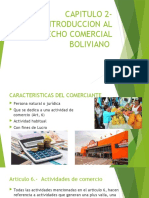 Cap 2 - Introducion Al Derecho Comercial Boliviano