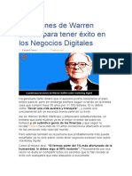 Warren Buffett Consejos Digitales