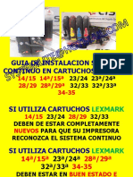 Instalacion Cartuchos Lexmark