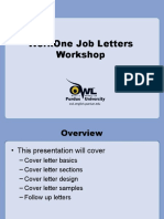 Workone Job Letters Workshop