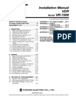 Installation Manual VDR VR-7000: Model