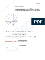 Brahmagupta Theorem In