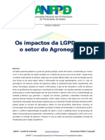 ?  #ARTIGO • Os impactos da LGPD para o Agronegócio