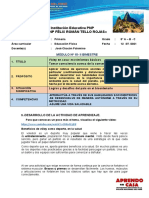 Modulo #15 Ed. Fisica 5to. Grado-2021