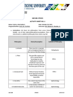 Gec108: Ethics Activity Sheet No. 1: Name: Cortez, John Rafael L Program/Section: BSED 2B-FILIPINO