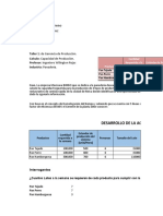 Taller - Gerencia de Producción