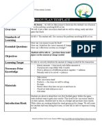 Lesson Plan - Sped