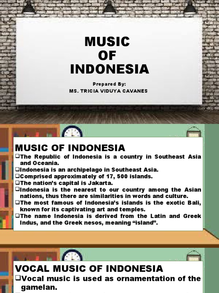 Music of Indonesia PDF Indonesia Sound