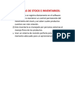 Politicas de Stock e Inventarios