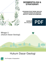 Sedstrat 2 Hukum Dasar Geologi