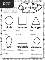 2-d and 3-d Shapes