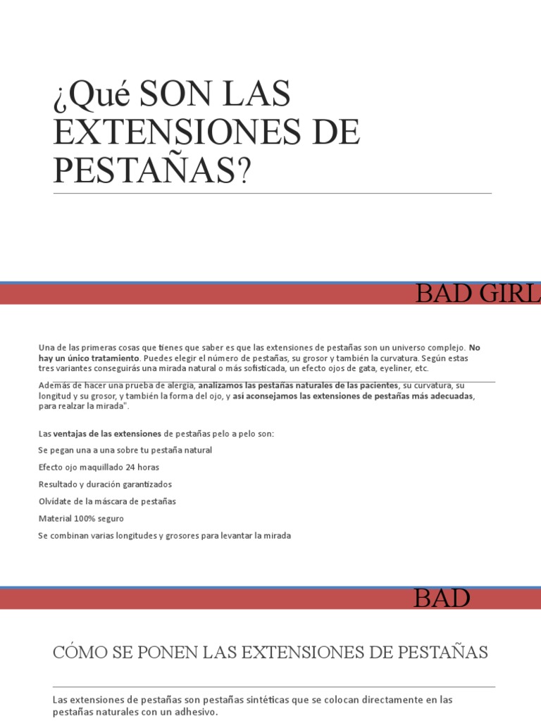 Curso Completo de Extensiones de Pestañas | PDF | Hogar, jardinería y ...
