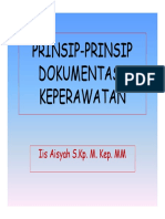 Prinsip-Prinsip Dokumentasi Keperawatan