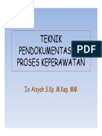 Teknik Pendokumentasian Proses Keperawatan