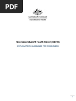 Overseas Student Health Cover (OSHC) - Explanatory Guidelines For Consumers (Final)