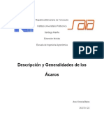 Descripción y Generalidades de los Ácaros Ana Balza 26.373.122