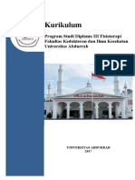 Kurikulum D-III Fisioterapi Universitas Abdurrab
