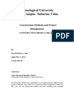 Cebu Technological University Tuburan Campus Tuburan, Cebu: Construction Methods and Project Management