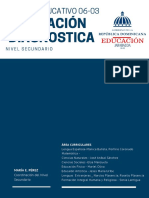 Evaluación Diagnostica - Nivel Secundario - Distrito 06-03