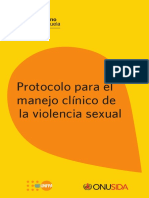 Protocolo Nacional Manejo Clìnico de Violencia Sexual