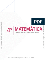 Cuaderno de trabajo U1 - Matematica 4