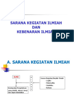 Sarana Kegiatan Dan Kebenaran Ilmiah