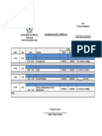 Calendario de Exames Bloco 2 Semestre1