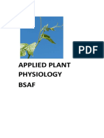 Applied Plant Physiology Bsaf