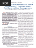 A Survey of Fault Diagnosis and Fault-Tolerant Techniques-Part I: Fault Diagnosis With Model-Based and Signal-Based Approaches