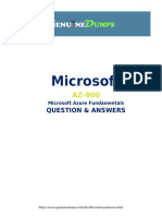 Microsoft AZ-900 Exam Questions