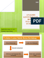 3. Analisis Lentur Balok Tulangan Tunggal