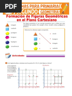 Figuras Geométricas en El Diagrama Cartesiano para Segundo de Primaria