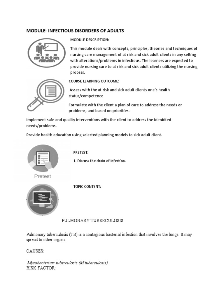 I and I MODULE INFECTIOUS DISORDERS | PDF | Hepatitis | Pneumonia