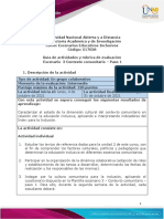 Guía de Actividades y Rúbrica de Evaluación - Escenario 3 - Contexto Comunitario - Paso 1