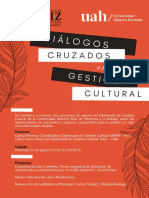 Diálogos cruzados para la gestión cultural