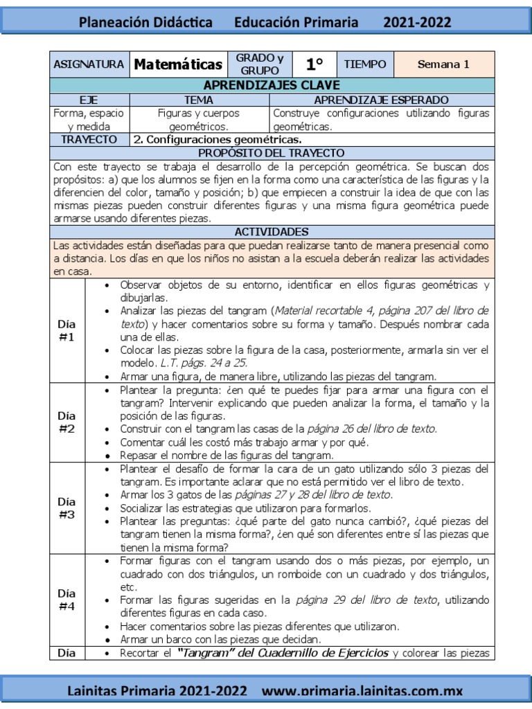 Actividades Matemáticas para Primer Grado | PDF | Sustracción ...