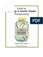 Guide To Getting A Month Ahead Financially 1