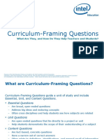 Curriculum Framing Questions