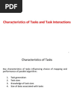 Characteristics of Tasks and Task Interactions