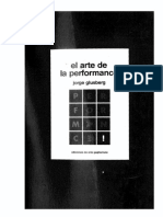 Jorge Glusberg - El Arte de La Performance-Ediciones de Arte Gaglianone (1986)